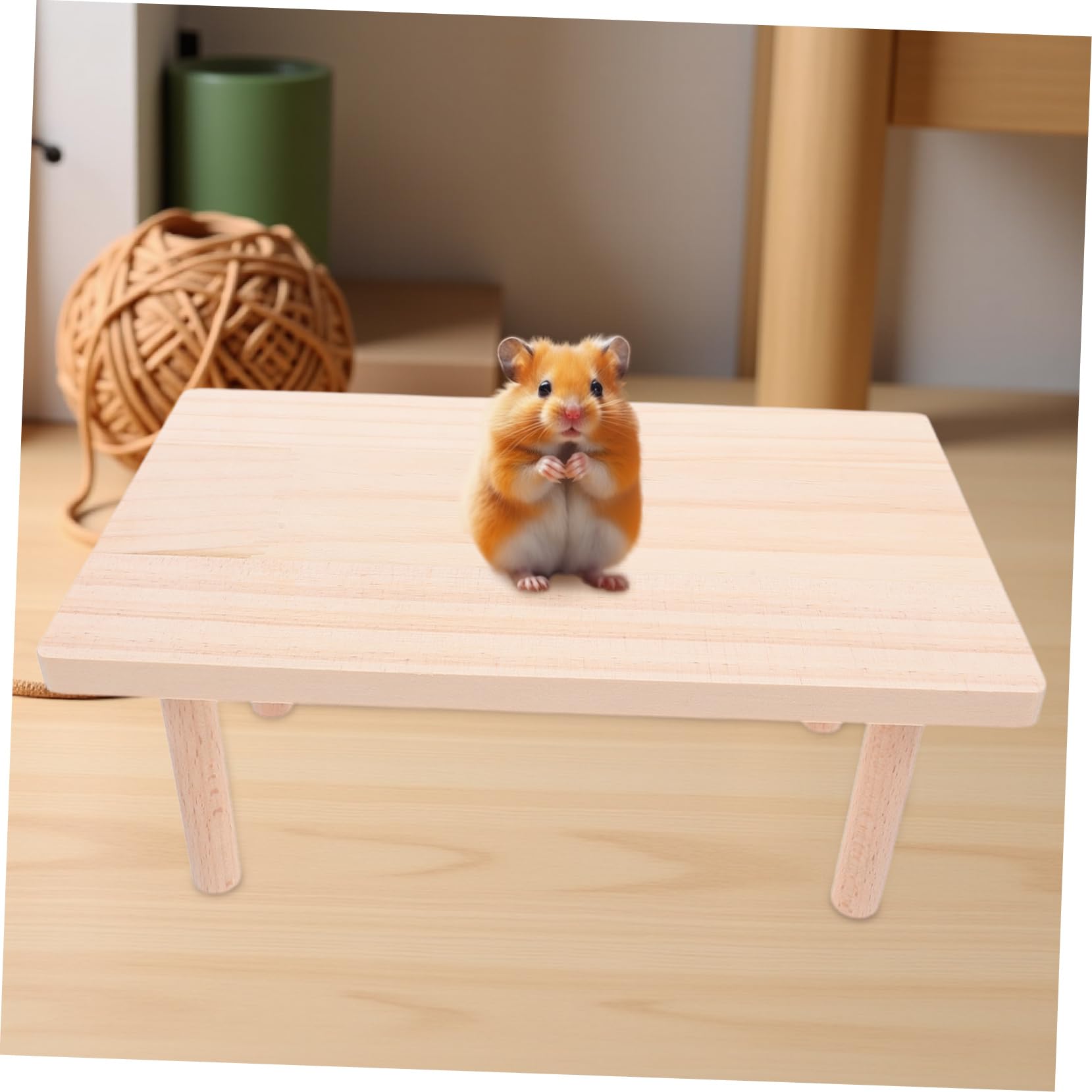 TOYANDONA Hamster Kletterplattform, 2 Stück für Käfig und Erkunden