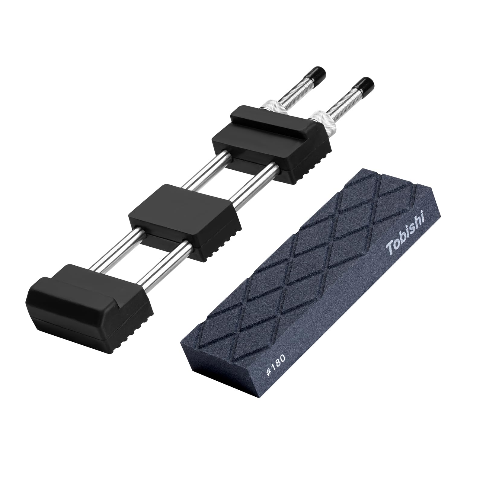 Whetstone Stand Large Surface Straightening 2-Piece Set Stainless Steel All-Purpose Whetstone Stand Adjustable Non-Slip Fixed Base for Knife Sharpening : DIY, Tools & Garden