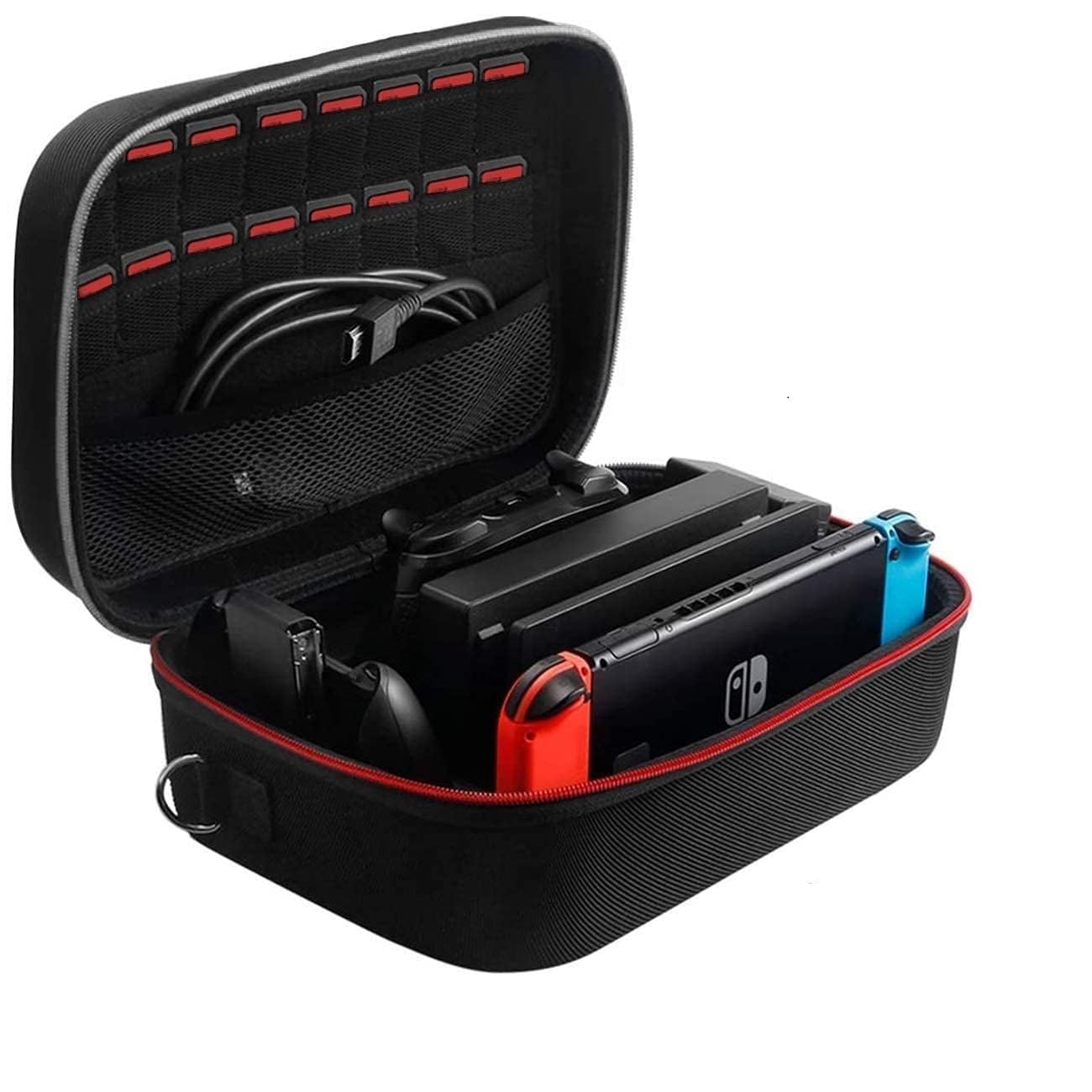 MICROMINI X-NinjaTravel Case for Nintendo Switch,Nintendo Switch Oled, Deluxe Protective Hard Shell Carrying Case Storage Bag for Switch Console Pro Controller Joy-Con Grips, Accessories (B095X78XDR) Amazon Price History, Amazon Price Tracker