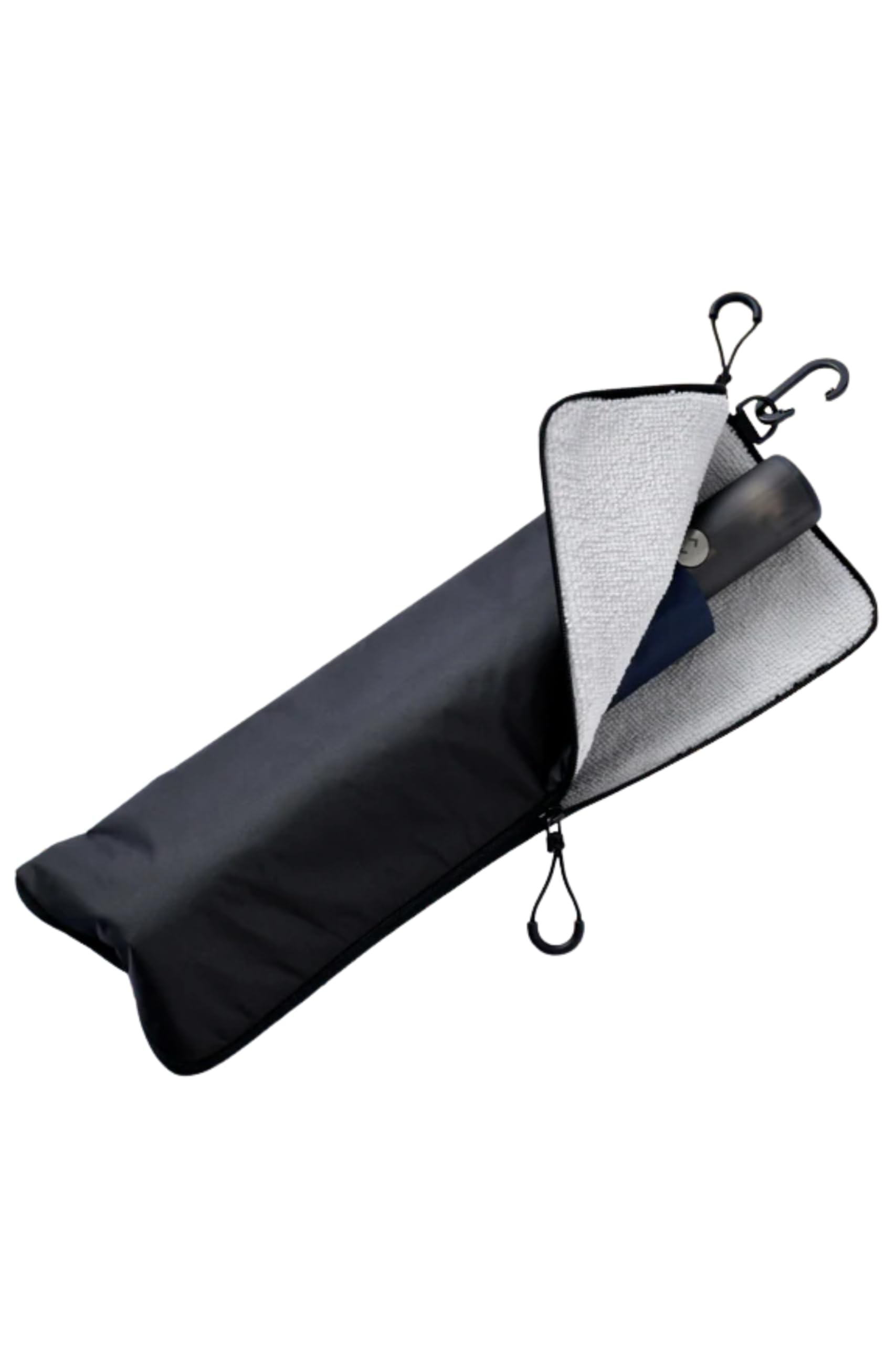 Amvel Folding Umbrella Cover Umbrella Case Amazing Water Absorption Waterproof 12,000mm Quick Dry Lightweight 50g Double Zipper Storage Breathable Variable Opening Carabiner D-ring Included Maximum : 