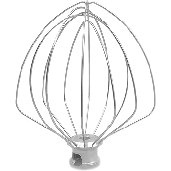 Amazon Com 3 Pieces 5 Quart Mixer Replacement Including K5ab Flex Edge Beater K5aww Wire Whip K5adh Dough Hook Compatible With Kitchenaid Mixer Kitchen Dining