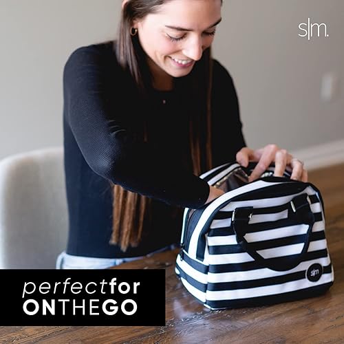 Miniatura 4 de Simple Modern Bolsa de almuerzo de cuero vegano para mujeres, hombres, trabajo  Contenedor reutilizable aislado para adultos lindo bolso de almuerzo