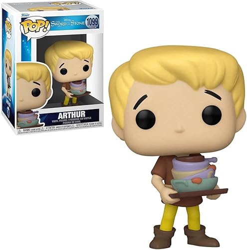 Miniatura 2 de Funko POP Disney Sword in The Stone - Figura de vinilo de Arthur Wart Pop! (paquete con funda protectora compatible con Pop Box), multicolor, 3.75