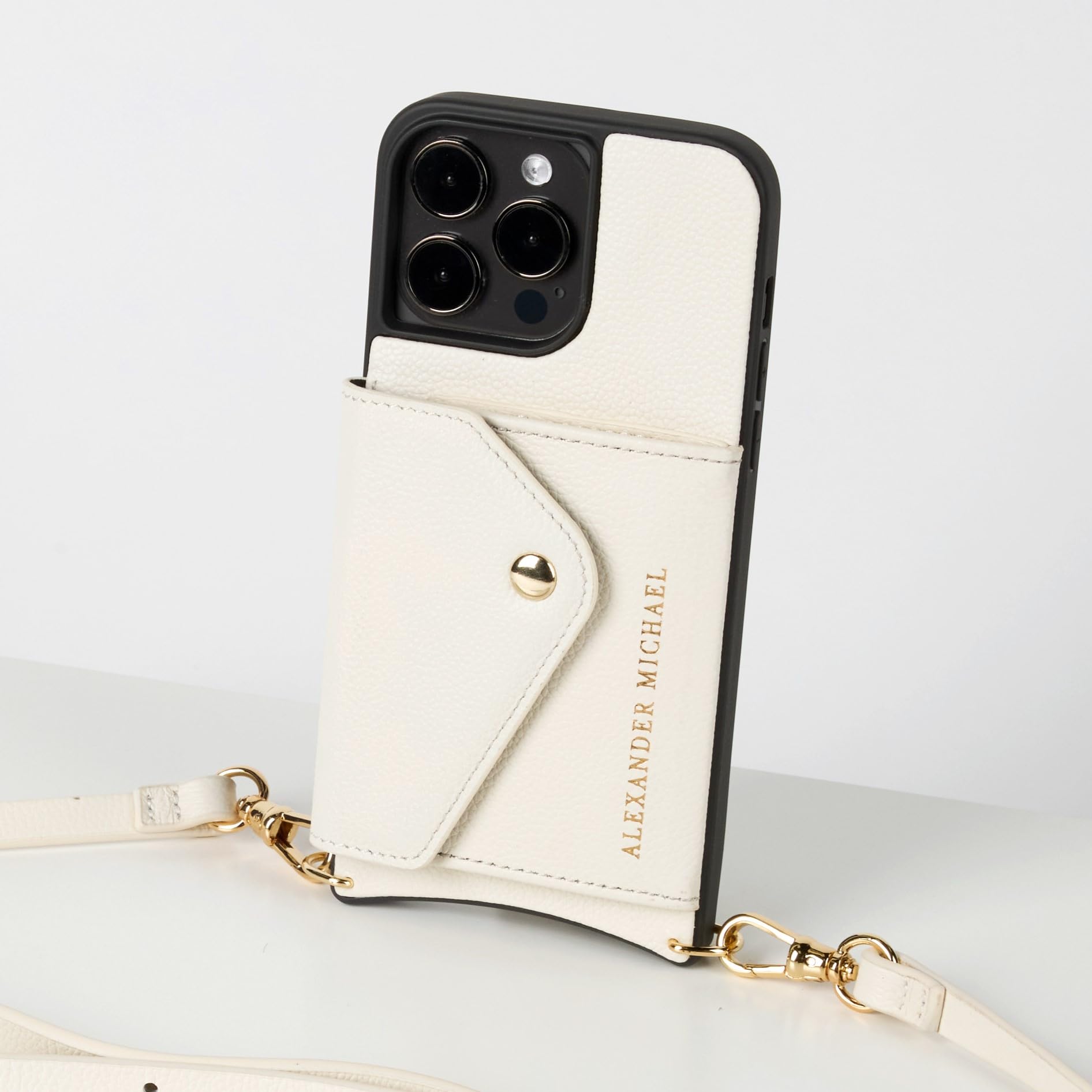 Bandolier Phone Case Alexander Michael Caviar IPhone Wallet