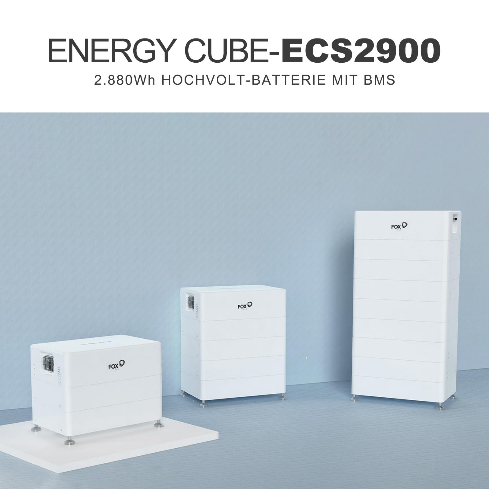enjoy solar Fox-ESS ECS2900-H2 V2.0- Sistema di memorizzazione della batteria, ideale per impianto solare PV
