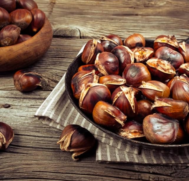 Castañas Premium Frescas Importadas de Italia 2.3 lb miniatura 2