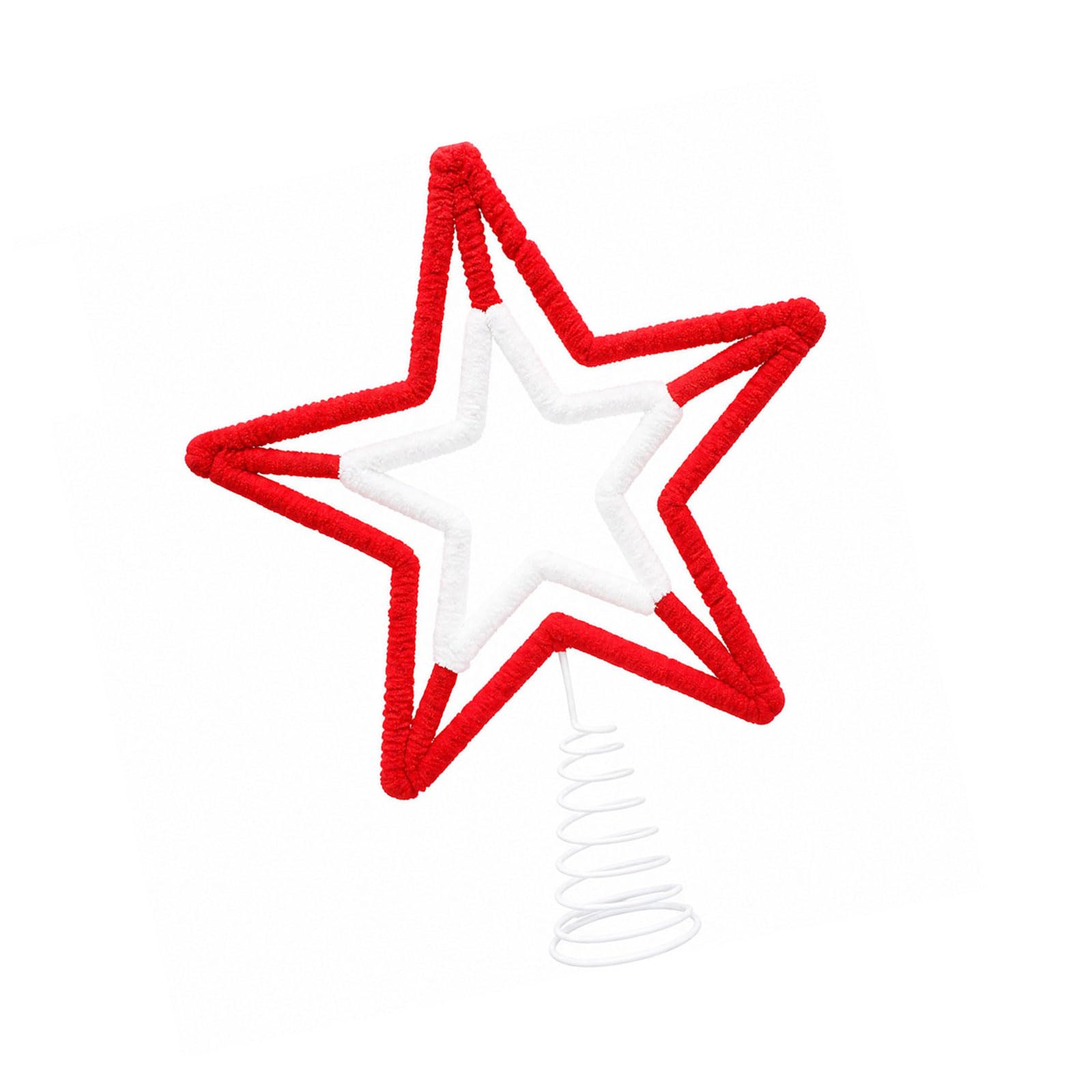 3D Snowflake Christmas Tree Decoration Five Pointed Star Ornament for Christmas Tree and Party Centerpieces Star Leader