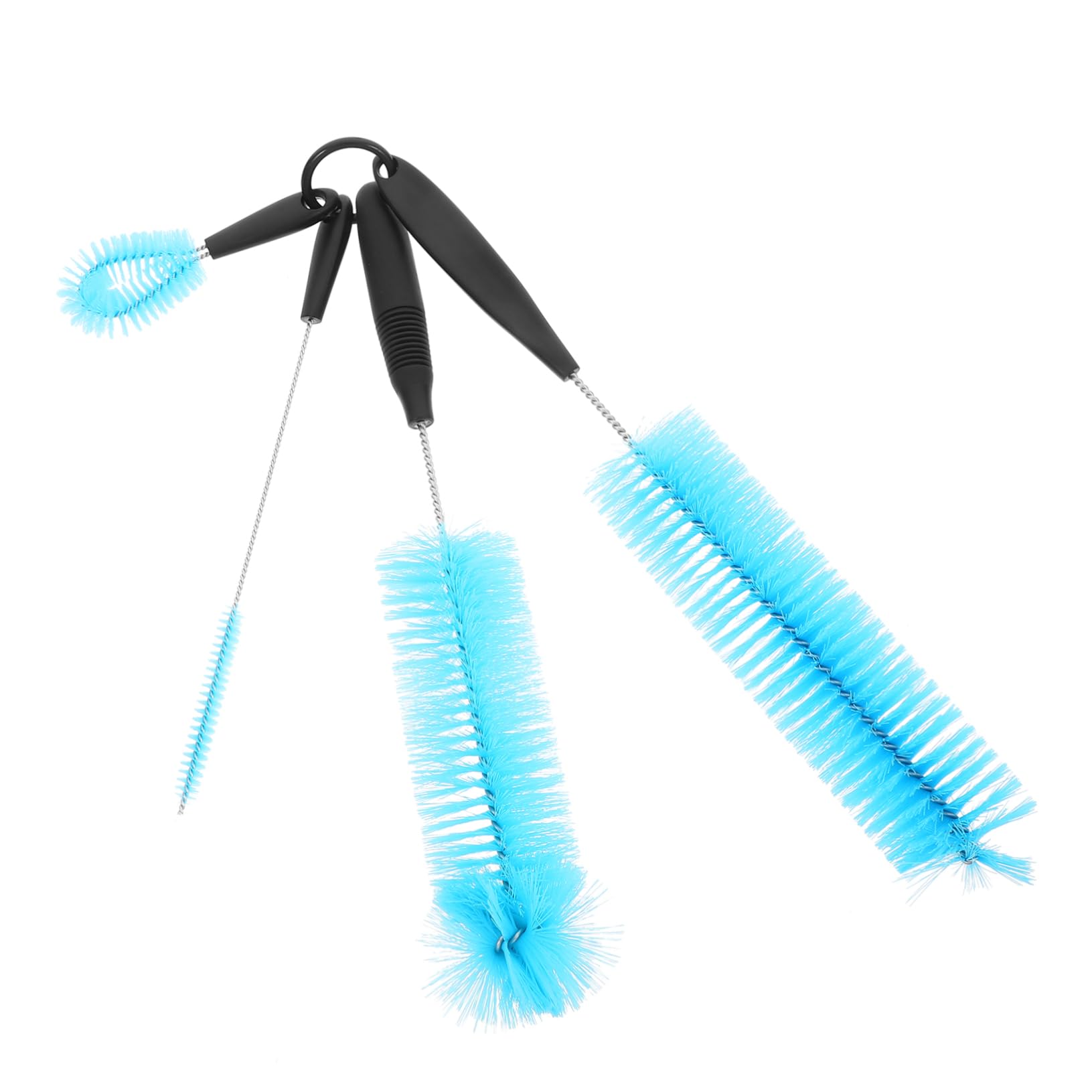 SOLUSTRE Brush Cleaner Cup Long Handle Brush for Water Bottle Cleaning Stainless Steel Nylon for Longevity