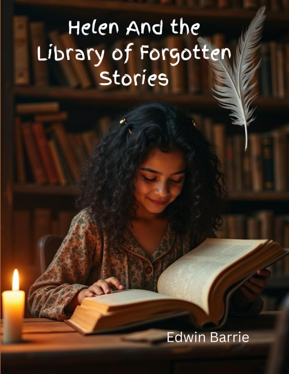 Helen and The Library of forgoten stories: A lovely story and coloring book about a girl called helen and unfinished stories (Childrens coloring and story books)