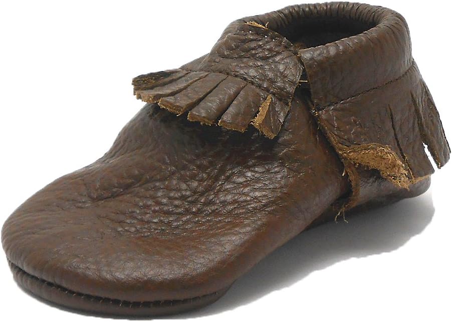 Sayoyo Baby Tassels Soft Sole Leather Infant Toddler Prewalker Shoes