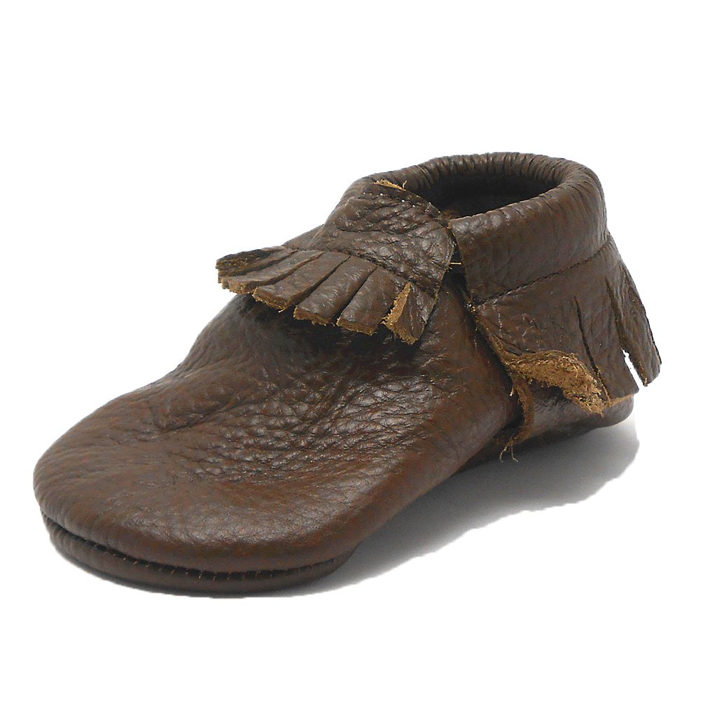 Sayoyo Baby Tassels Soft Sole Leather Infant Toddler Prewalker Shoes