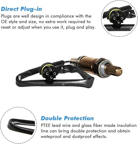 Miniatura 4 de Sensor de oxígeno 13477 de repuesto para BMW Z3 X5 750iL 540i Z4 Z8 325xi 330xi 740iL 325Ci 325i 330i 740i M5 X3 330Ci Mercedes-Benz S500 S430