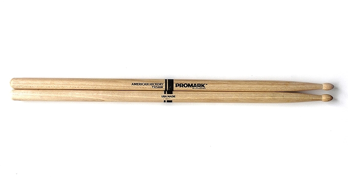ProMark Hickory 5A Wood Tip Drumsticks