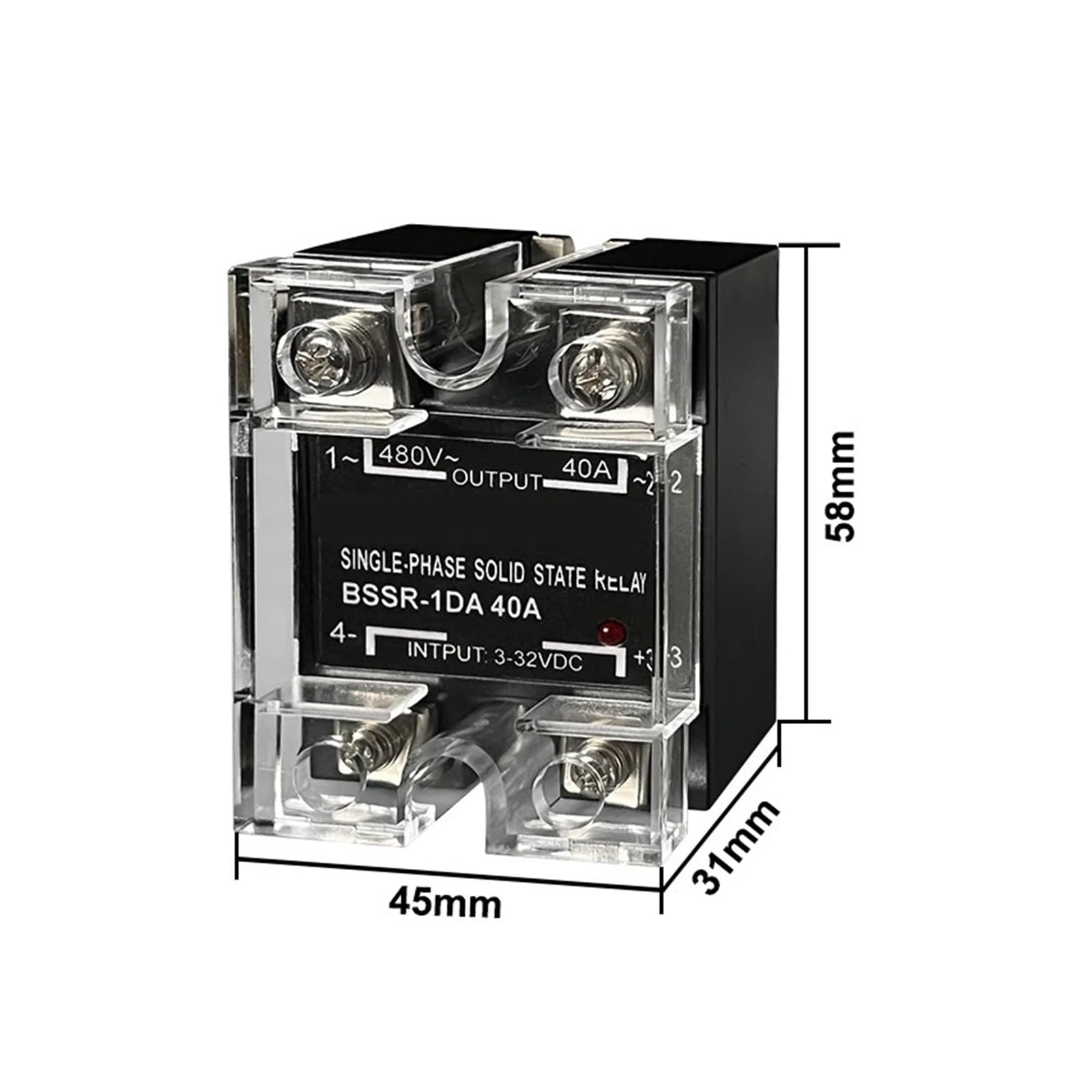 relè a stato solido Relè a stato solido CA con controllo CC SSR monofase(DC control DC,150A)