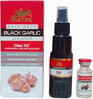 زيت نمو الشعر لشعر اكثر كثافة وامتلاء من فاستر، 100 مل، لون أسود