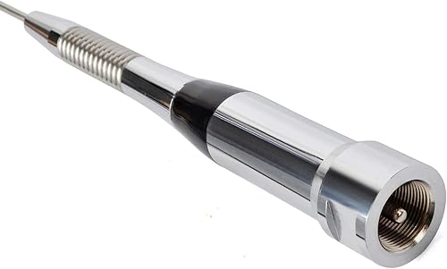 Miniatura 5 de HYS TC-VUM10A 31inch 30.906 in Dual Band 144/430Mhz 2Meter 27.6 in 200W 3/5dBi Antena móvil de acero inoxidable PL259 (UHF-Macho) Conector para