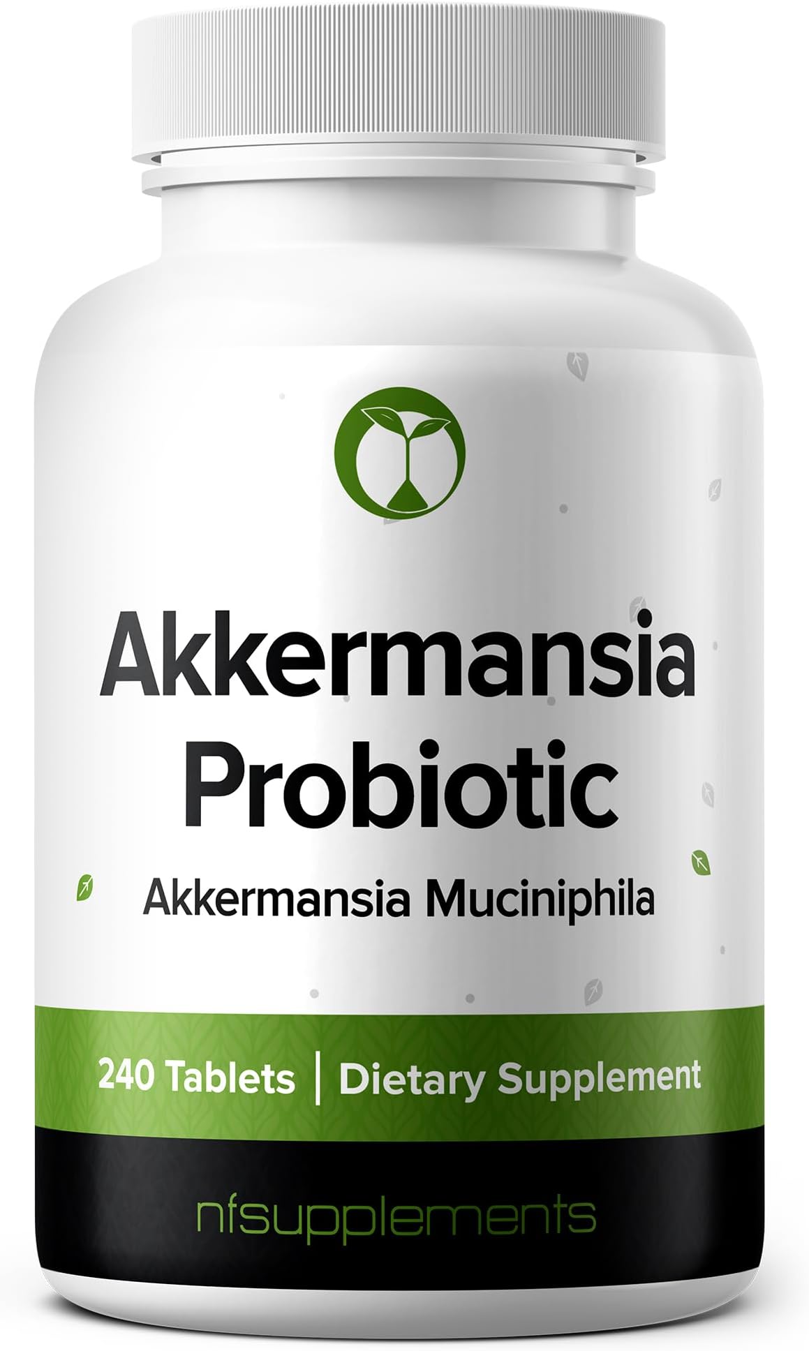 Akkermansia Muciniphila Probiotic 240 Tablets (4 Month Supply) - 100 Million AFU Researched Strain AKK11 - Supports Digestive Health & Gut Lining - GMP Certified (240, Akkermansia Muciniphila)