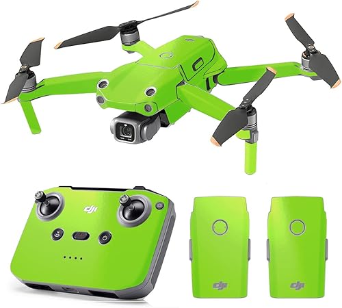 Vista 72 de SopiGuard Skin for DJI Mavic Air 2s - Juego completo de calcomanías de vinilo de precisión + controlador + 3 fundas de batería
