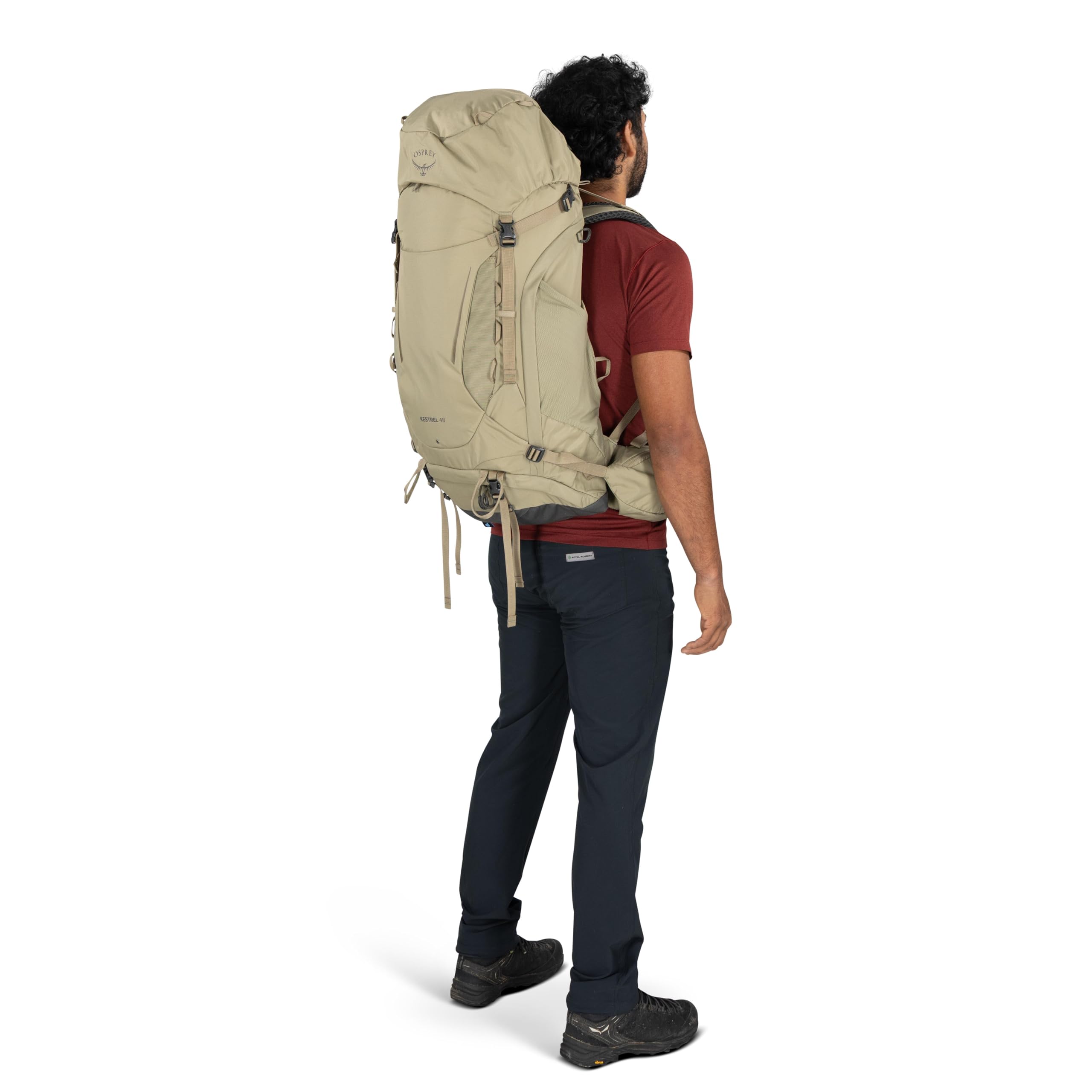 Osprey Kestrel Mochila de trekking para hombre, 48L S/M, Moss Green