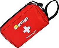 Vista 1 de O'IFFEEI Bolsa vacía pequeña de primeros auxilios, portátil para exteriores, camping, senderismo, mochileros, viajes. Bolsa médica pequeña