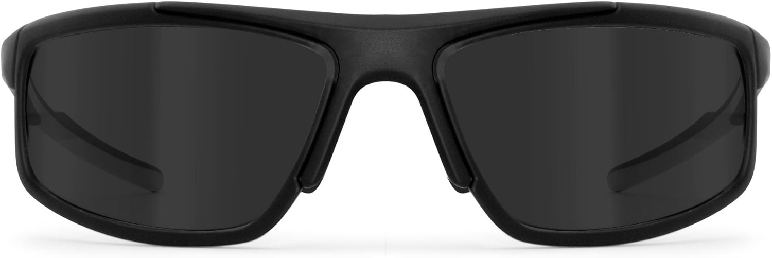 Bertoni Polarized Sport Sunglasses for Fishing Watersports Ski Cycling P180 Italy Wraparound Windproof Sports Glasses