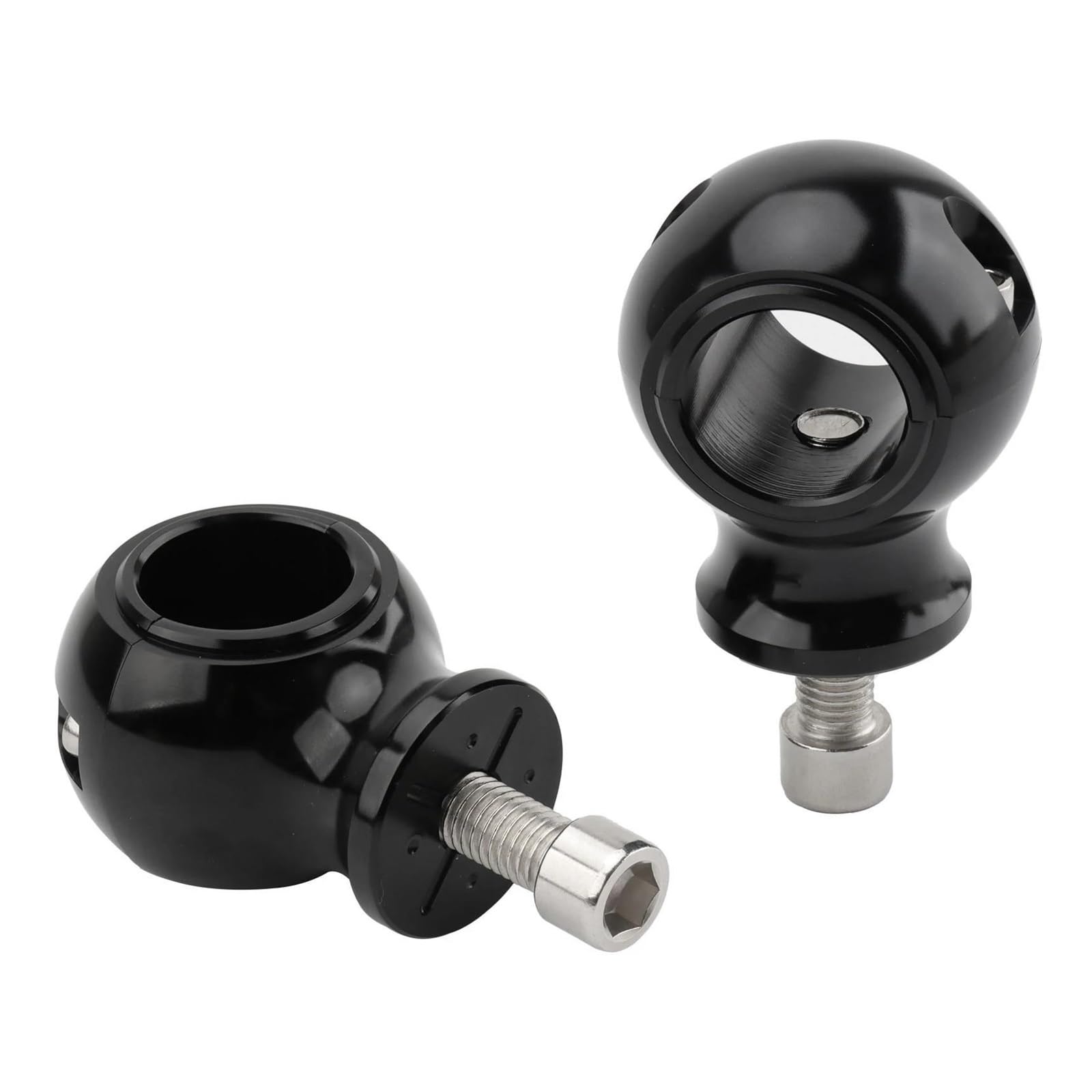 Elevadora Manillar Abrazadera Elevación para Manillar Motocicleta Universal 1-1/4" Y 32 Mm Redonda Gruesa para Shadow para Dyna para Chopper para Bobber(Cromo)