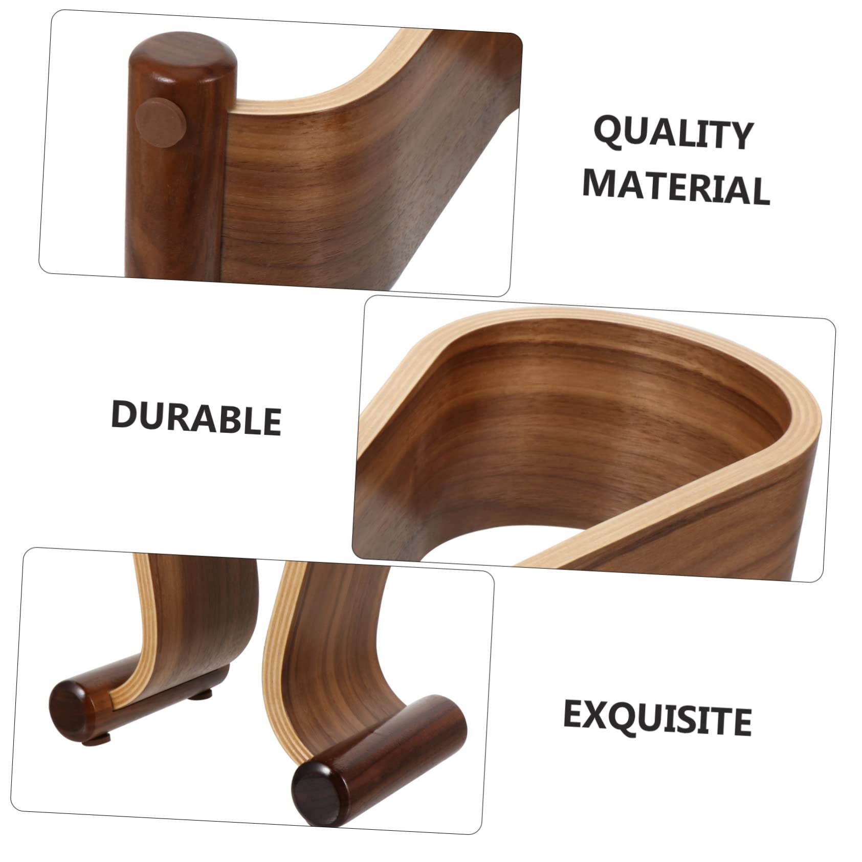 Veemoon Soporte De Auriculares De Madera Estante De Exhibición Para Auriculares Diseño u Organizador De Escritorio Estéreo y Gaming