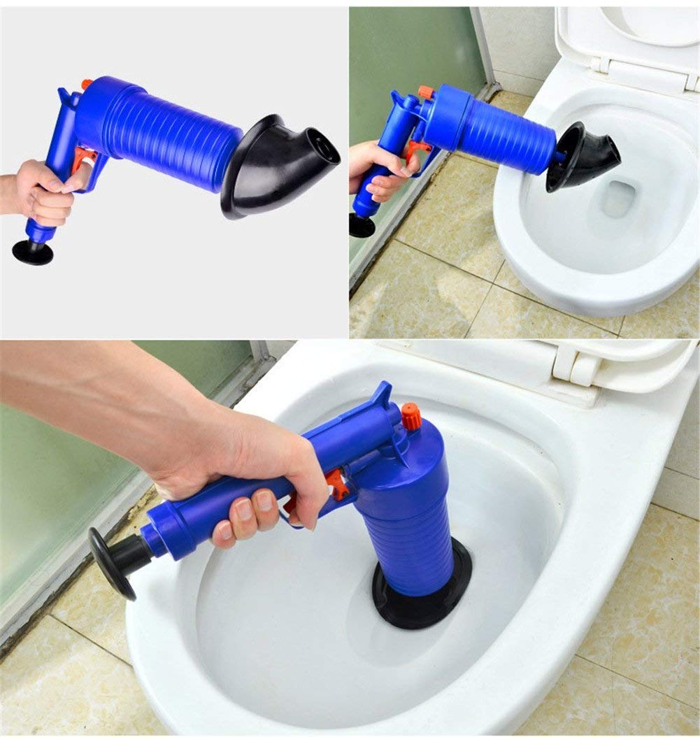 Pistola sturalavandini Aria compressa sturalavandino Pompa sturalavandini Professionale Sturatubature per Vasca da Bagno, Doccia Cucina Clogged Tubo Vasca Lavabo