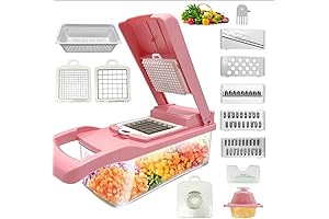 14-in-1 Pink Vegetable Chopper: The Ultimate Kitchen Companion