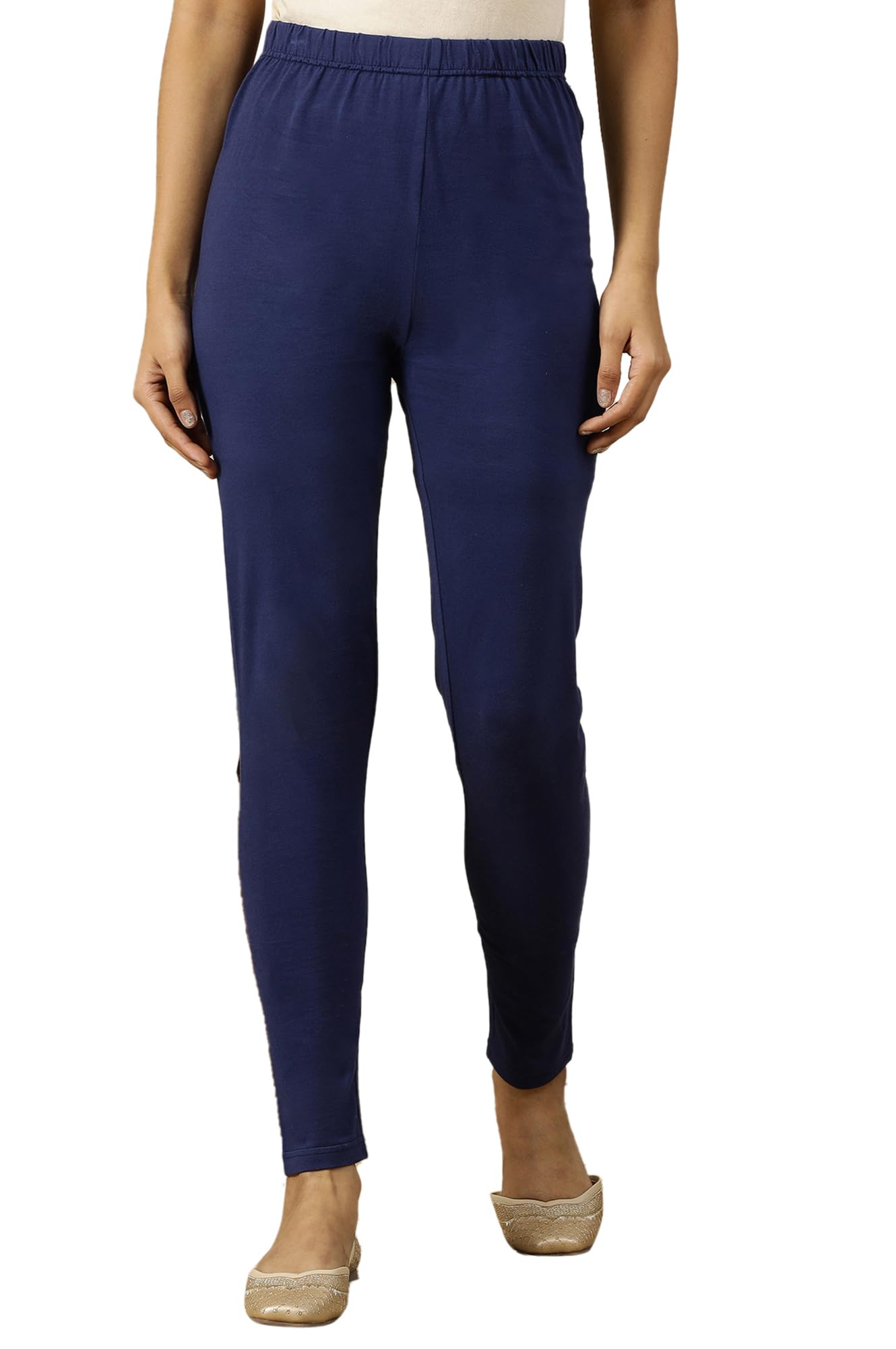 aurelia Women's Solid Cotton Blend Leggings | All Day Comfort Cotton Leggings for Women | Skin Friendly Leggings for Women-picture-29