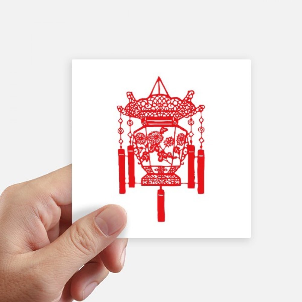 Autocollant lampion chinois pour masquer les rayures de valise et ordinateur portable