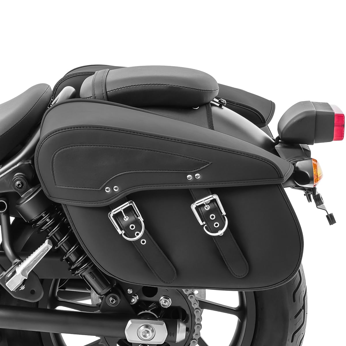 Bolsas alforja para Yamaha XVS 650 A Drag Star Classic VH5 Negro