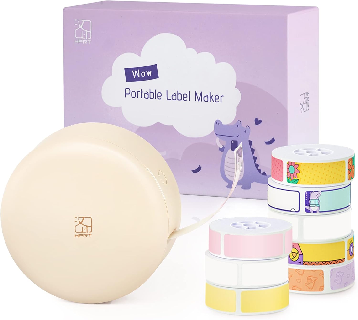 HPRT H11 Label Makers Portable Label Printers with 8 Tapes