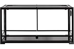 TRIXIE 50 Gallon Glass Terrarium : Reptile Habitat for Your Beloved Pets