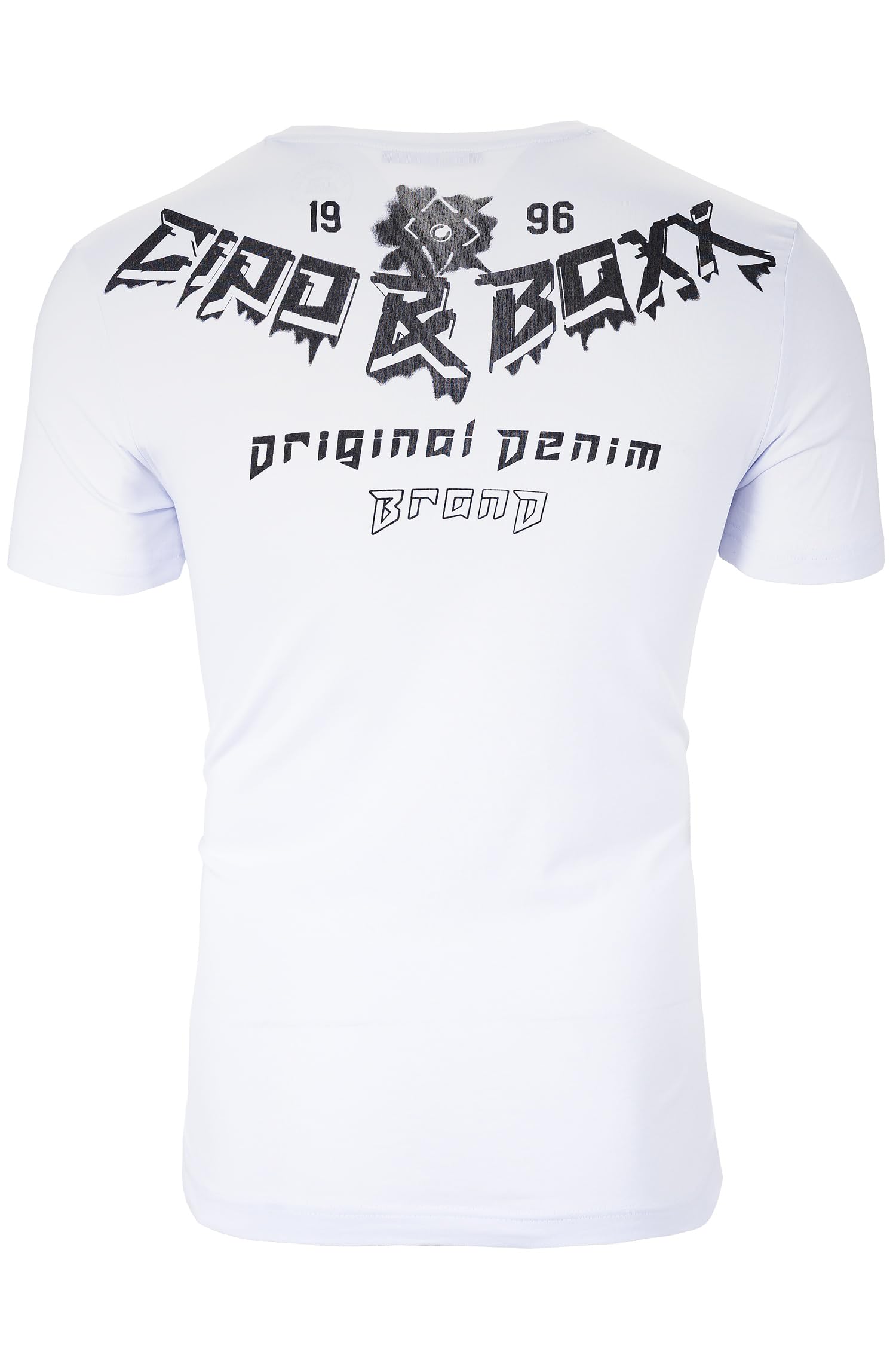 & Baxx Męski T-shirt charakterystyczny, rzucający się w oczy ekstrawagancki design