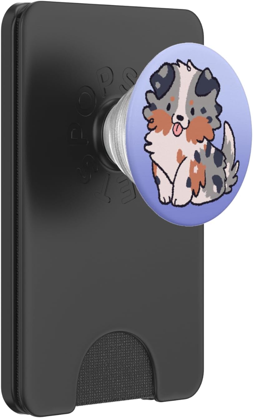 PopSockets Phone Grip, Dog PopSocket - Border Collie PopSockets PopGrip for MagSafe