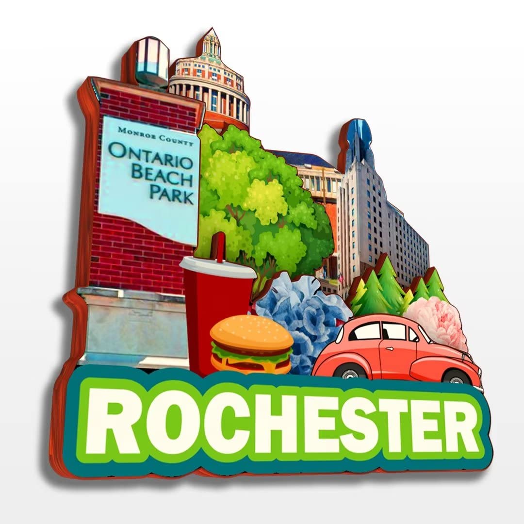Magnete Frigorifero 3D Raleigh North Carolina - Souvenir In Legno 7,6x7,6 Cm - Decorazione Casa E Cucina - 2