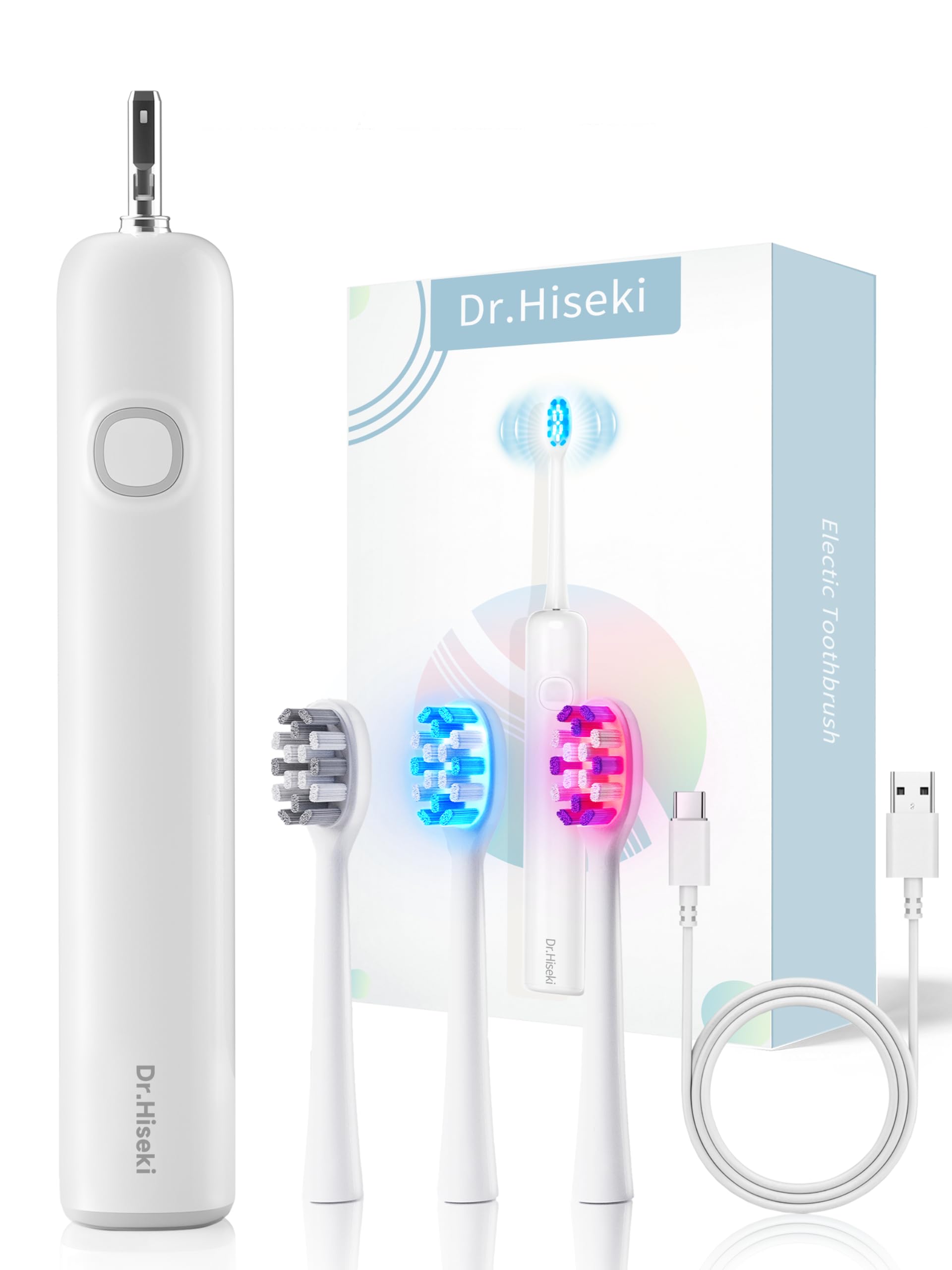 PRINIA Sonic Toothbrush 本体 Amazon.com: Sonic Electric Toothbrush - Wave Oscillation