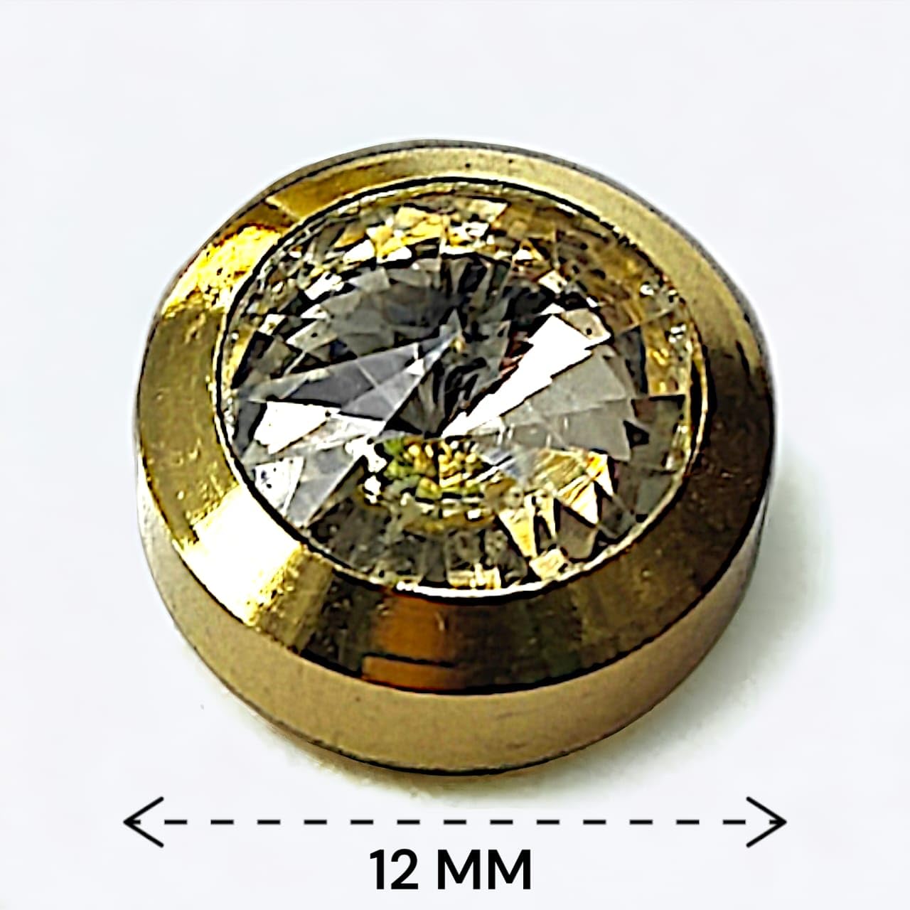 Gold Mirror Screw Caps - Decorative Brass Screws -5