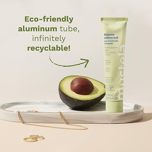 Miniatura 11 de Mustela Bálsamo multiusos de aguacate, hidratante vegano natural para cara, labios, manos y cuerpo, alivio de la piel seca, 2.53 onzas líquidas
