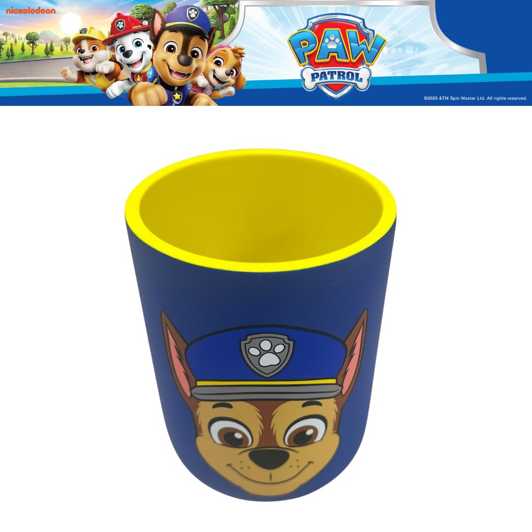 Psi Patrol Chase uchwyt na szczoteczkę do zębów dla dzieci – pędzle do makijażu/długopisy kubek (oficjalnie licencjonowany produkt) firmy Franco Collectibles