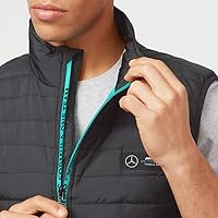 Vista 6 de Mercedes AMG Petronas Formula One Team - Producto oficial de Fórmula 1 - Chaleco acolchado ligero - Negro - S
