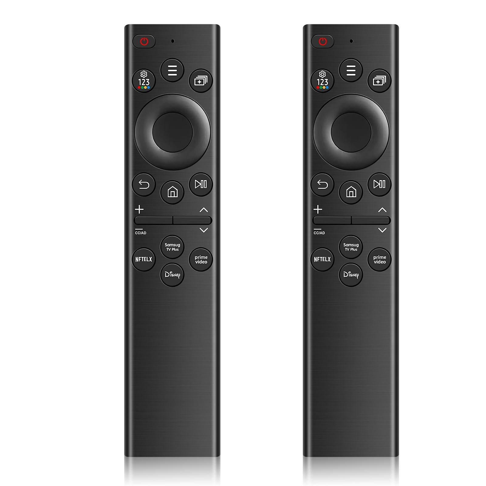 Photo 1 of 2-Pack Replacement Remote for Samsung Smart TV Compatible with All Samsung Frame LED QD Neo QLED 4K HDR Smart TVs from 2018 to 2024 Universal IR Control, No Voice Required 4 Quick-Access Buttons