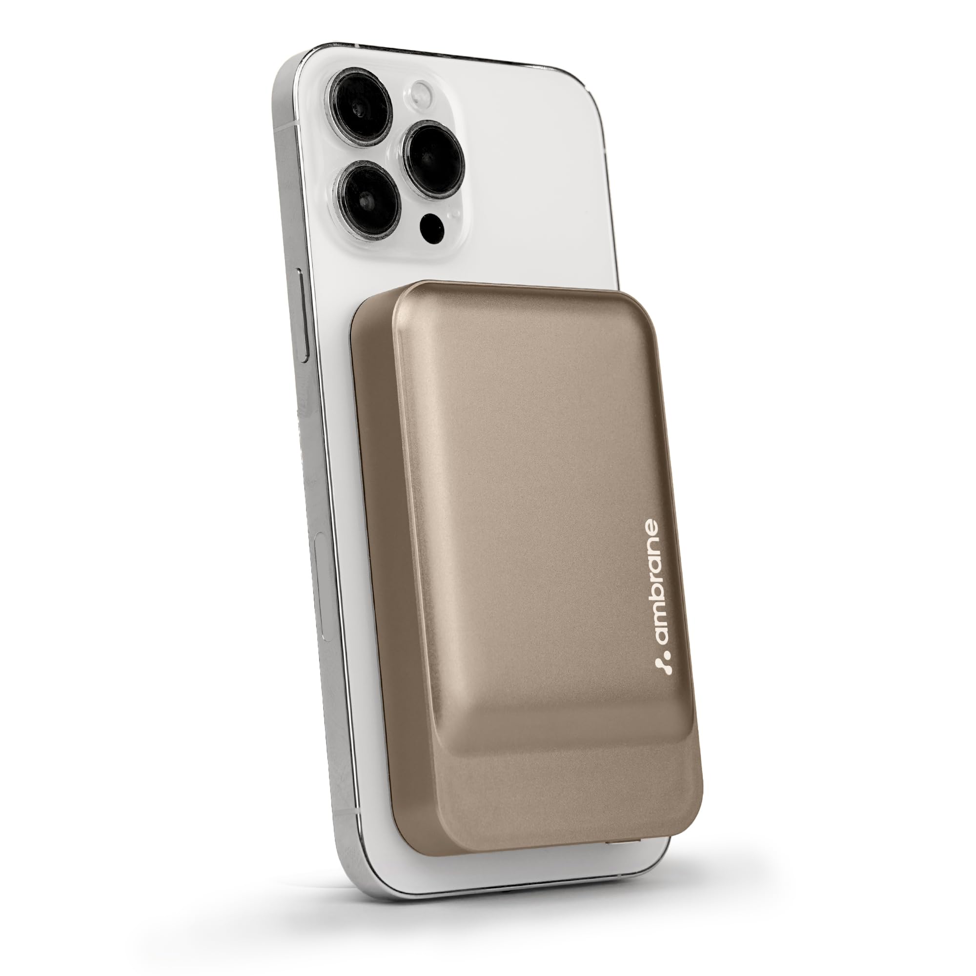 ad Ambrane 10000mAh MagSafe Wireless Fast Charging Power Bank