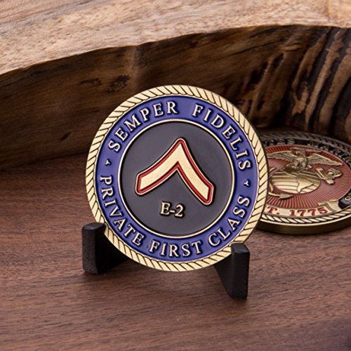 Marine Corps E2 Challenge Coin! Usmc Pfc Rank Military Coin. Private First Class Challenge Coin! Designed By Marines For Marines - Officially Licensed Product! #TOP3