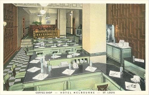Found Image Press - Hotel Melbourne Coffee Shop, St. Louis