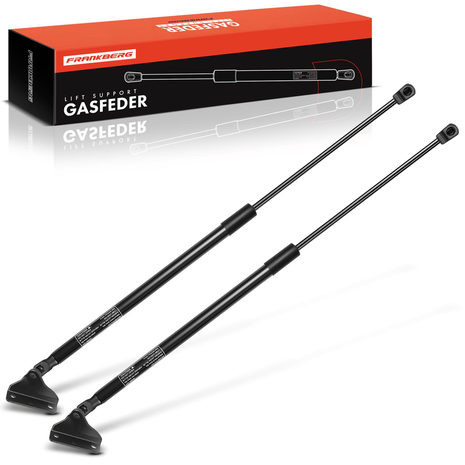 Frankberg 2x Rear Tailgate Boot Gas Struts with Mounting Bracket Compatible with Tucson TL TLE 2015-2023 Replace# 81770-D7000 81780-D7000, Lift Support System 610N 578MM