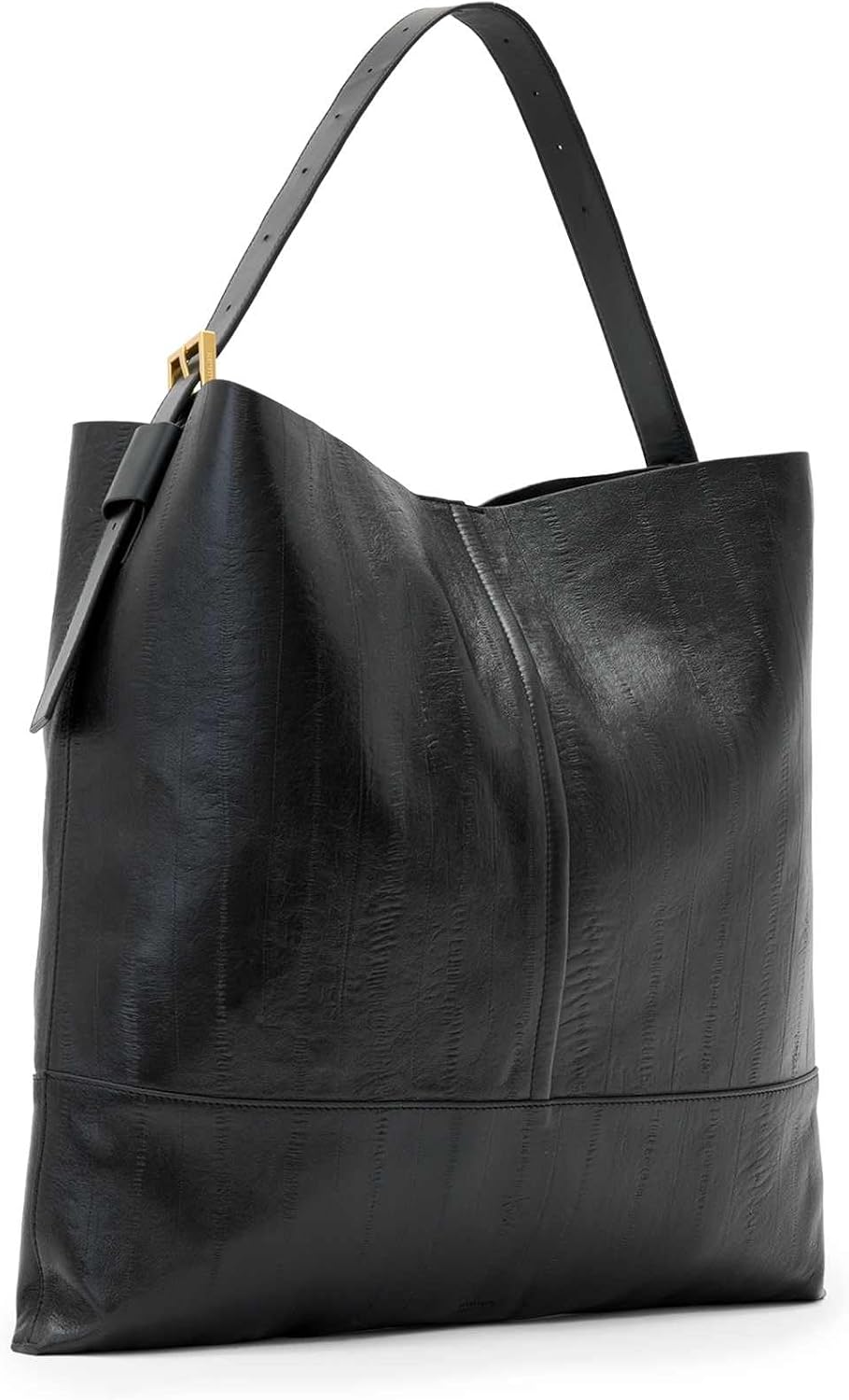 AllSaints Asha Eel Shoulder Black W229XD One Size - Image 3