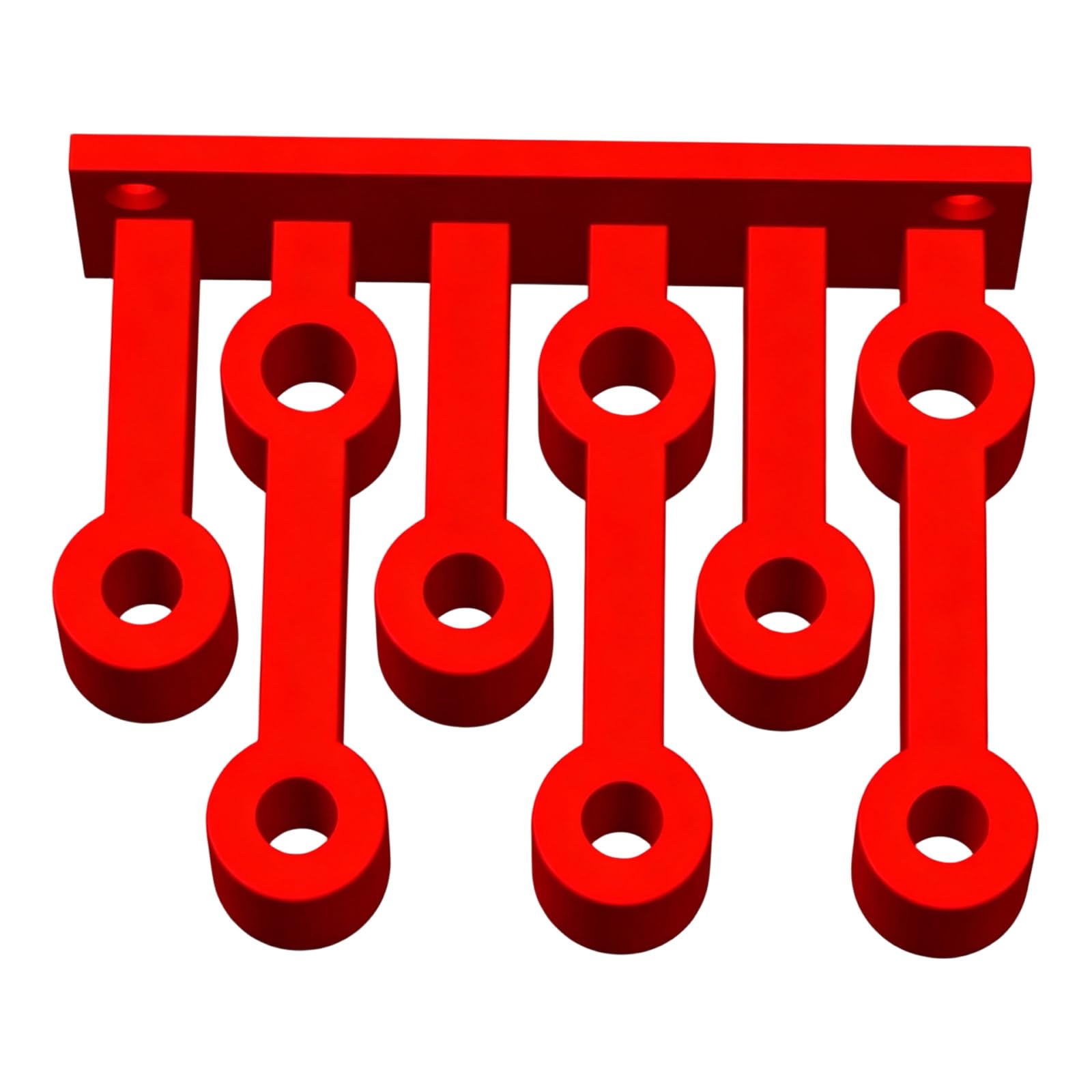 Shinlhua Red Customizable 3D Printed Tool Hanger For Screwdrivers Tool Hanger Designed For Quick Access And Neat Organization Wall Mounted Organizers