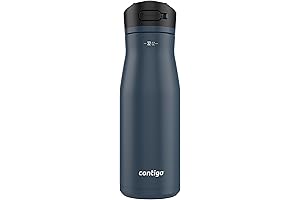 Contigo Ashland Chill 2.0 Stainless Steel Water Bottle, Durable & Vacuum-Insulated, 32oz Blueberry
